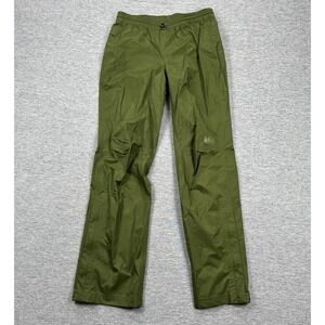 REI Co-op Trailmade Rain Pants Women's XS Green Waterproof Hiking Gorpcore